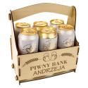 Nosidło na piwo z dedykacją prezent na Dzień Mężczyzny 10 marca