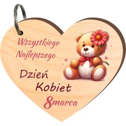 Brelok miś upominek prezent na Dzień Kobiet 8...