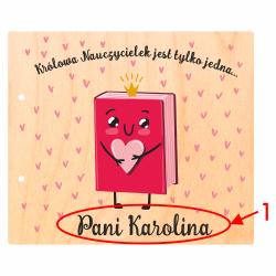 Prezent dla nauczyciela album personalizowany...