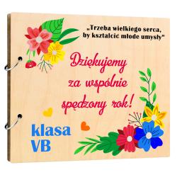 Album z podpisem prezent dla nauczyciela na...