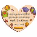 Serce z magnesem podziękowanie dla nauczyciela lub ucznia