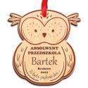 Grawerowany medal ucznia przedszkolaka Zakończenie Roku Szkolnego