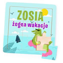 Personalizowane drewniane puzzle z imieniem -...
