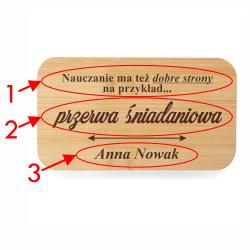 Prezent na rozpoczęcie roku szkolnego Lunch box...