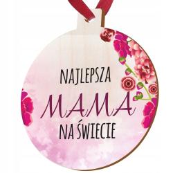 Drewniany medal - upominek na dzień matki i ojca