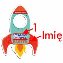 Prezent na lizaka na Dzień Chłopaka Rakieta z...