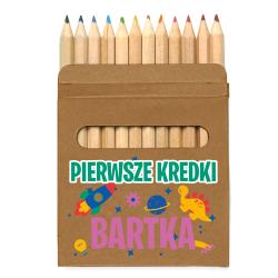 Upominek rozpoczęcie roku kredki kolorowe...