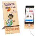 Podstawka na telefon Dzień Chłopaka galaktyczny prezent