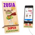Prezent na Dzień Dziewczynek 11 października podstawka telefon