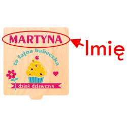 Prezent upominek gra kółko i krzyżyk z imieniem...
