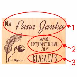 Prezent dla Nauczyciela Herbaciarka z dedykacją...