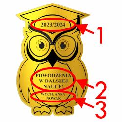 Podziękowanie na Pasowanie na Ucznia prezent...