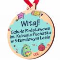 Medal na Pasowanie na Ucznia personalizowany prezent dla ucznia przedszkolaka upominek szkolny z nadrukiem