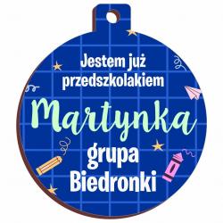 Medal na Pasowanie do Przedszkola z imieniem i...