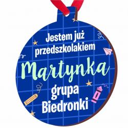 Medal na Pasowanie do Przedszkola z imieniem i...