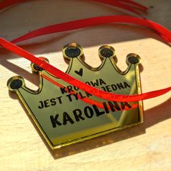 Medal złoty Królowa jest tylko jedna prezent na...