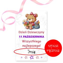 Bilecik do prezentu na Dzień Dziewczyny - wpisz...
