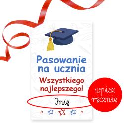 Bilecik do prezentu na Pasowanie na ucznia -...