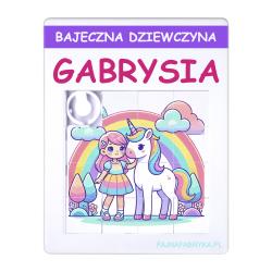 Personalizowane puzzle przesuwane z imieniem -...