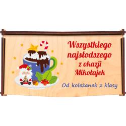 Prezent na Mikołajki pudełko na czekoladę -...