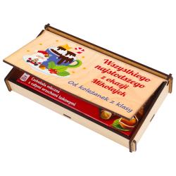 Prezent na Mikołajki pudełko na czekoladę -...