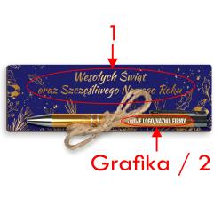 Zakładka z długopisem z Twoim Logo - z okazji...