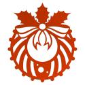 Podkładka świąteczna pod talerz 1szt w kształcie wianka z gałązkami ostrokrzewu. Doskonała do dekoracji stołu na Święta!