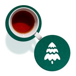 Podstawka pod kubek z choinką1szt – elegancka...