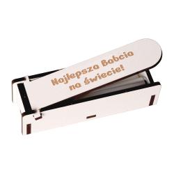 Pudełko na latarkę z dedykacją dla Babci