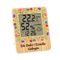 Stacja pogodowa z personalizacją prezent dla...