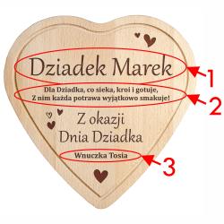 Deska do krojenia dla Ukochanego Dziadka z...