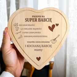 Deska do krojenia dla Ukochanej Babci - Idealny...