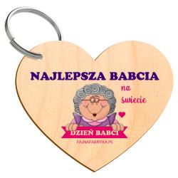 Brelok najlepszej babci na świecie upominek na...