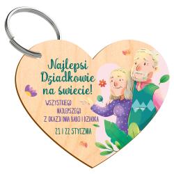Brelok Najlepsi Dziadkowie na świecie upominek...