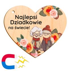 Magnes na lodówkę prezent na dzień dziadków...