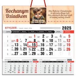 Personalizowany Kalendarz Wiszący 2025 z...