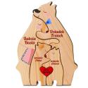 Personalizowany prezent na Dzień Babci Dziadka drewniana figurka