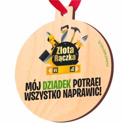 Medal dla dziadka najlepszy prezent na Dzień...