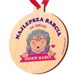 Medal dla babci najlepszy prezent na Dzień...