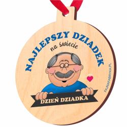 Medal dla dziadka najlepszy prezent na Dzień...