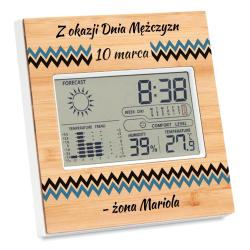 Stacja pogodowa z personalizacją prezent z...