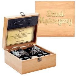 Elegancki zestaw do whiskey z personalizacją na...