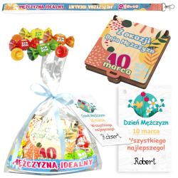Gotowy prezent zestaw gierka smycz cukierki na...