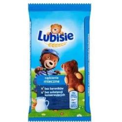 1 szt  Lubisie z nadzieniem mlecznym biszkopty...