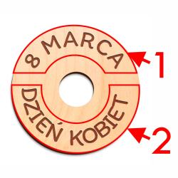 Kwiatek w doniczce z imieniem prezent na Dzień...