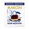 Puzzle przesuwane z imieniem prezent na Dzień Mężczyzny 10 marca