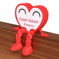 Personalizowane serce figurka prezent na Dzień...