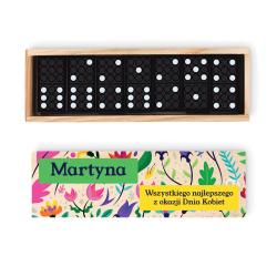 Personalizowane drewniane domino prezent na...