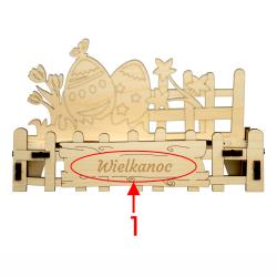 Stojak na jajka wielkanocne pisanki Kinder...