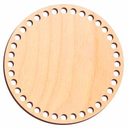 Baza koszyka 15 cm dno okrągłe drewniane do...